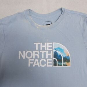 The North Face Short Sleeve Shirt Adult Womens Size Medium M Blue